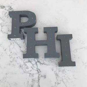 Phi Sig Letters P H I Light Up Dorm Room Decor